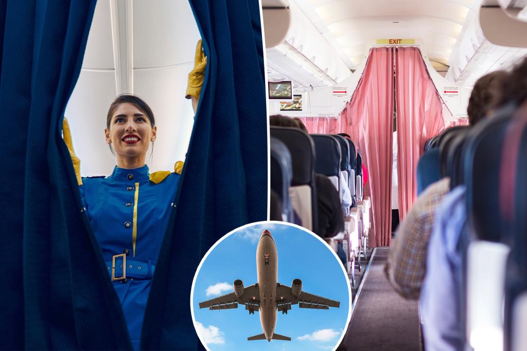 Why are there still curtains on the plane?