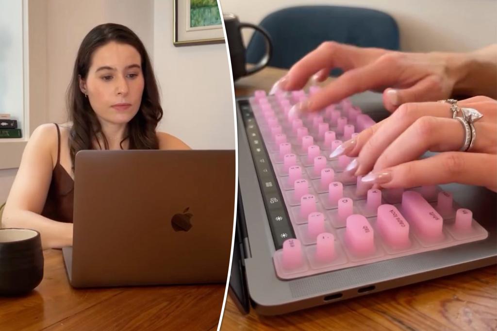 Gen Z refuses to keep their nails short - so they created a keyboard with long nails